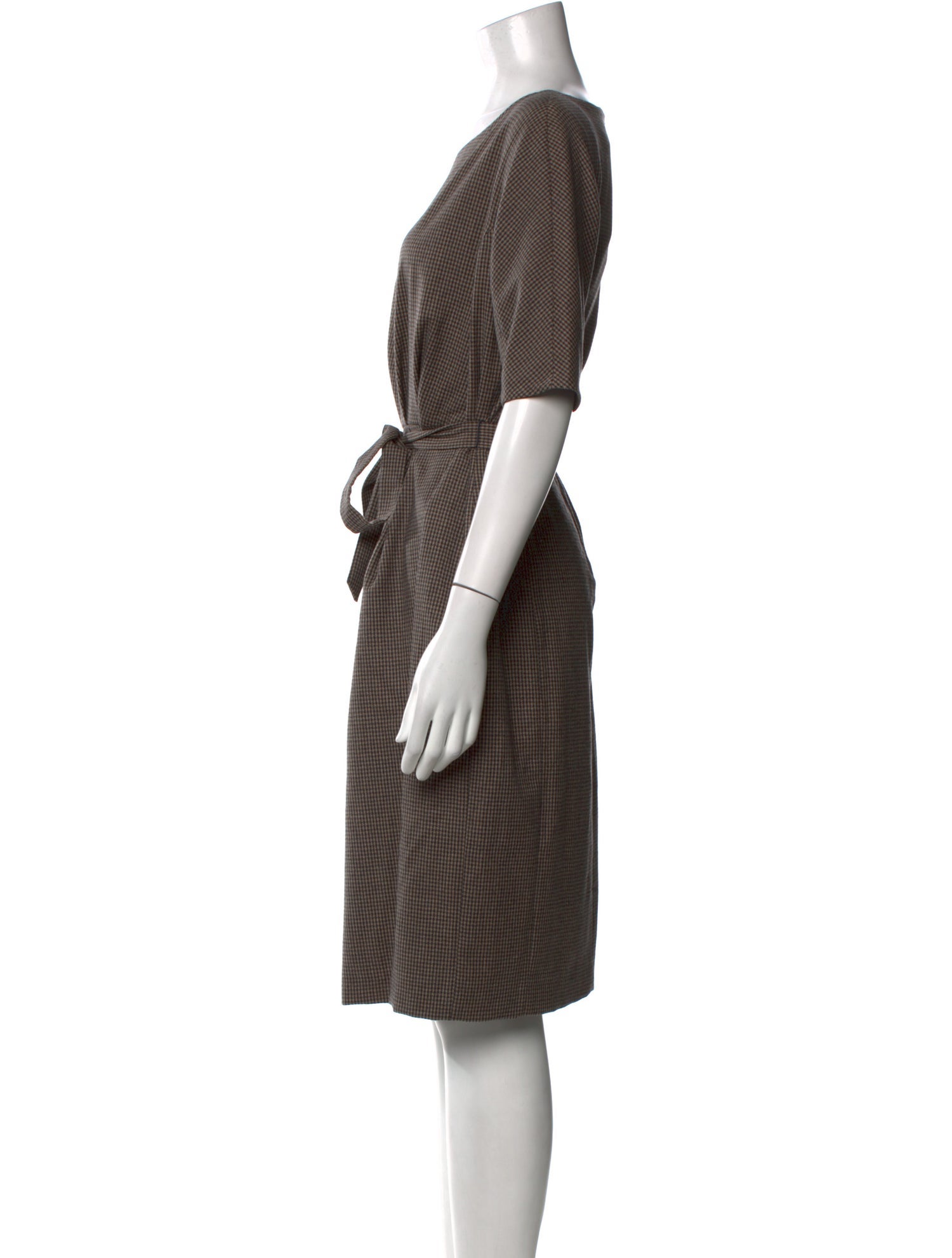 Weekend Max Mara Virgin Wool Knee-Length Dress
